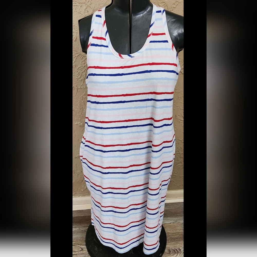 Secret Treasures Women's Sleeveless Printed Sleepshirt Nightgown Plus 3X 22W 24W